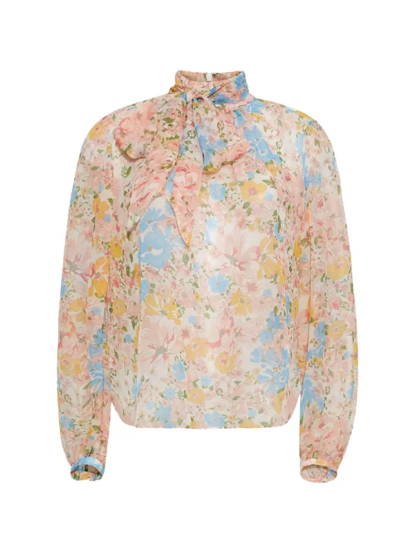 Adam Lippes Joan Blouse in Neutrals