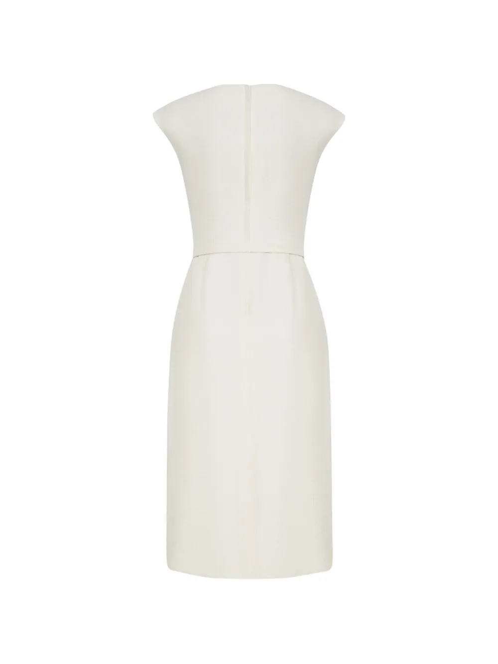 Adam Lippes Adeleine jurk met ceintuur Beige