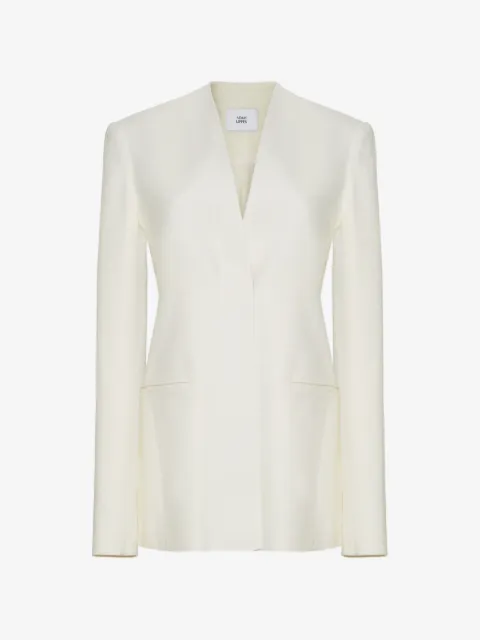 Adam Lippes Lazarus collarless jacket