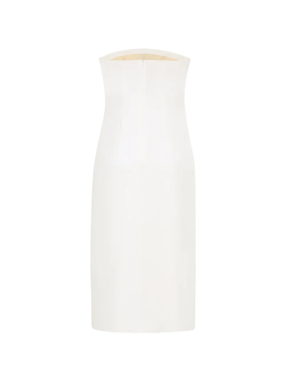 Adam Lippes Carina strapless tuniek Beige