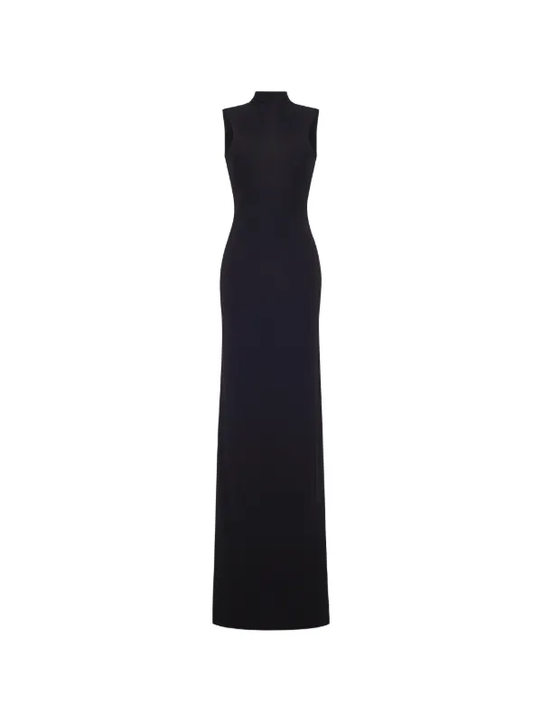adam lippes black dress theo / XL Silk dress Size:46 Long Jacket+40 Waist Adjust 36 to 42)(Height:6-6.4