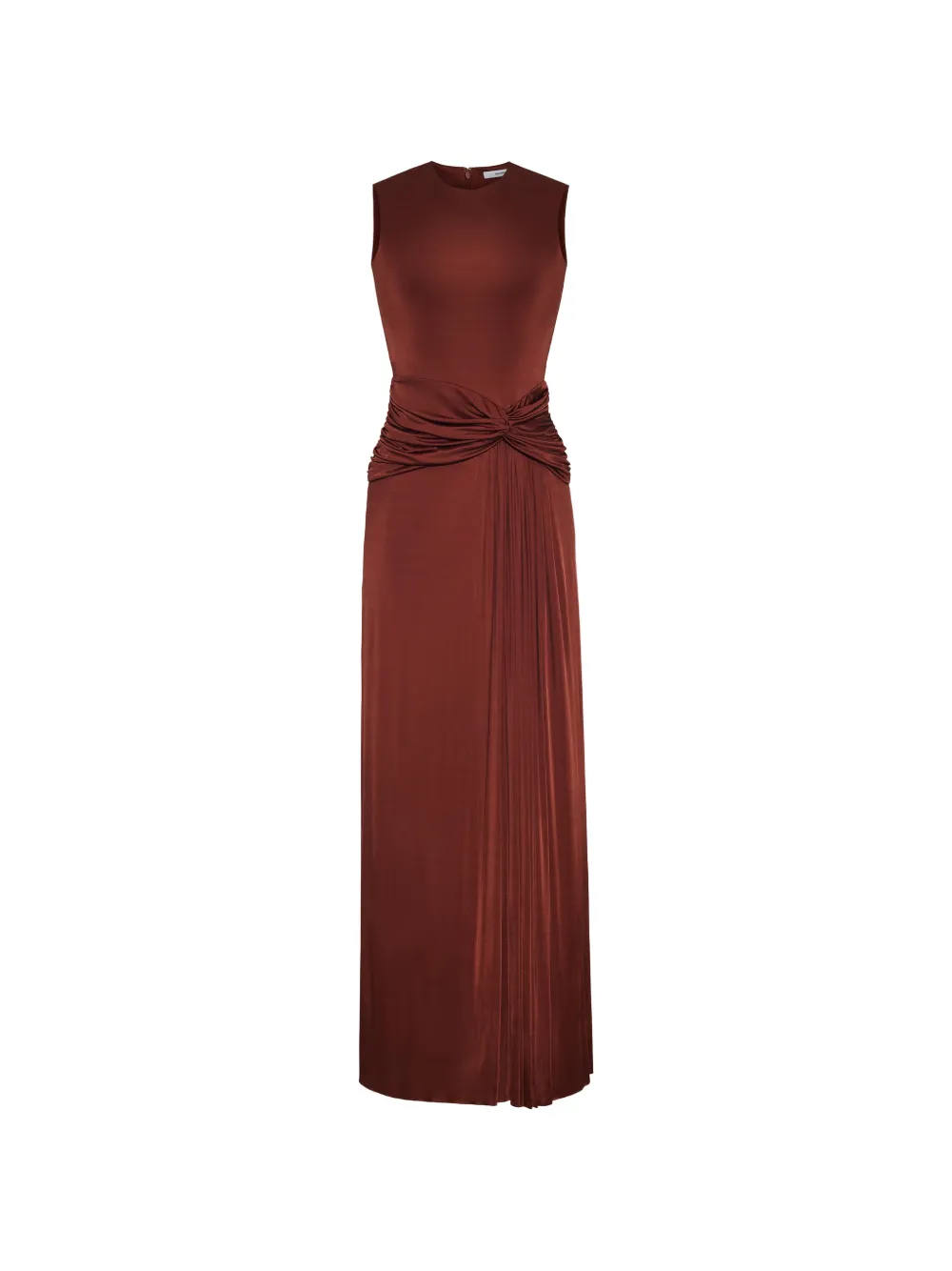 Adam Lippes Talitha draped-waist dress - Braun