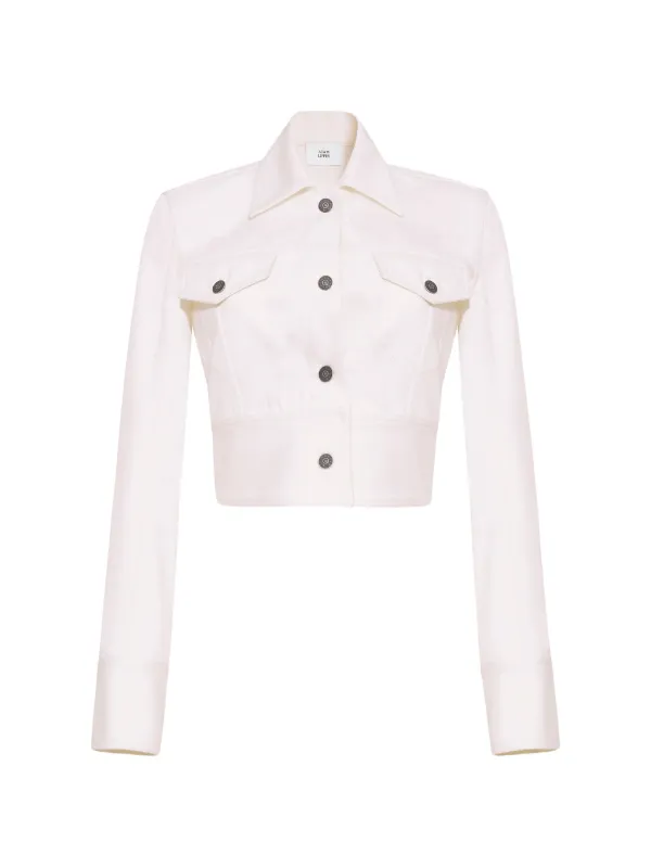 Adam Lippes Dante Jacket in Pink