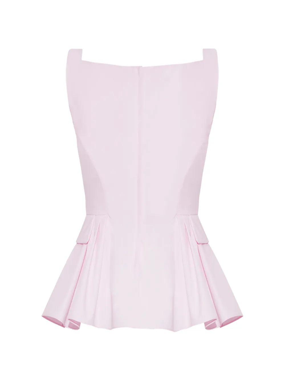 Adam Lippes Soleil peplum blouse Roze