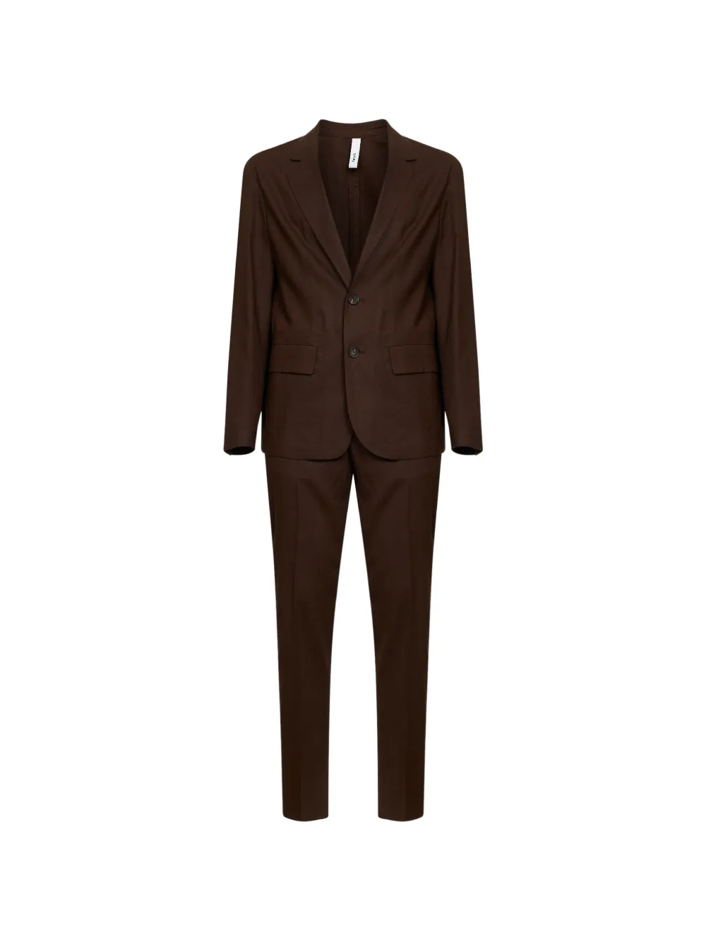 Hevo Galatina single-breasted suit - Marrone