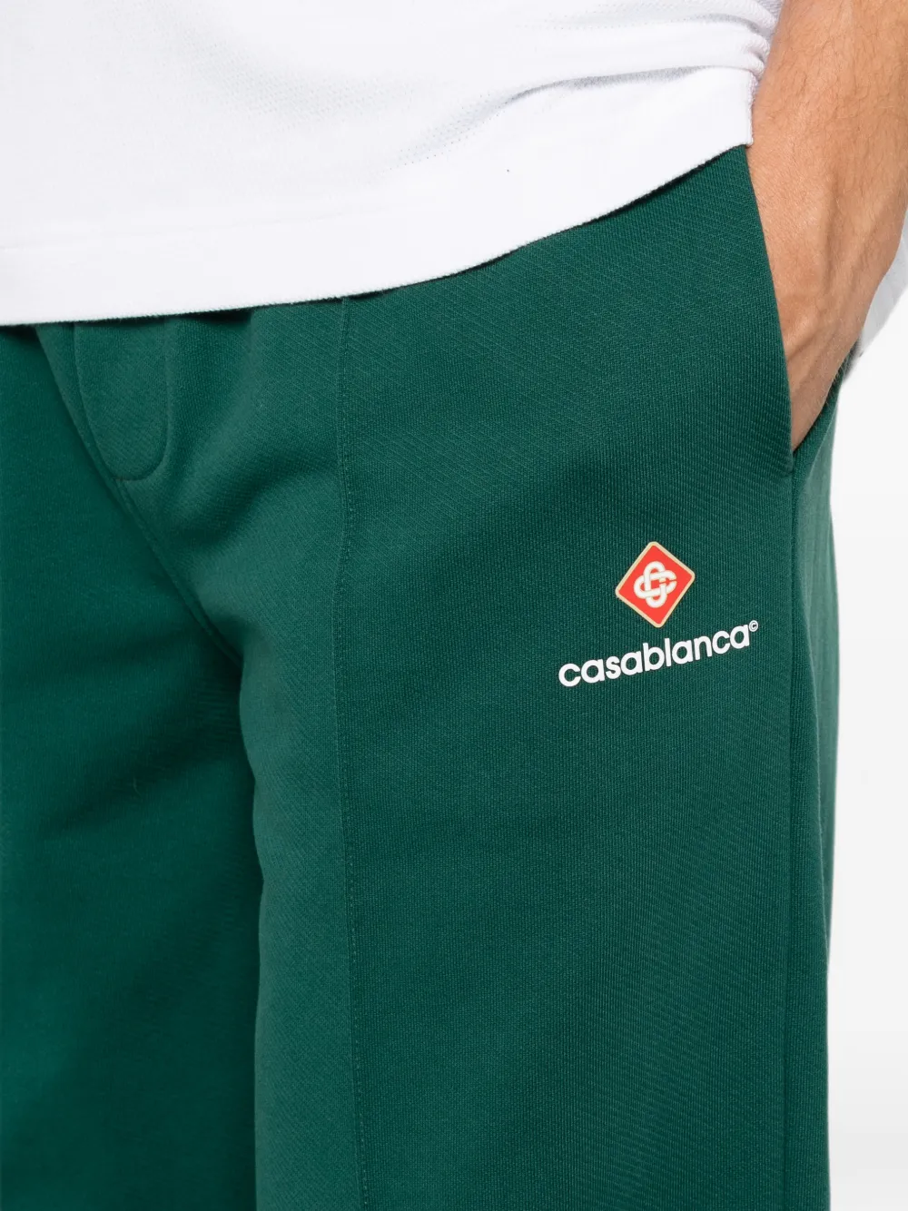 Casablanca Trainingsbroek met logopatch Groen