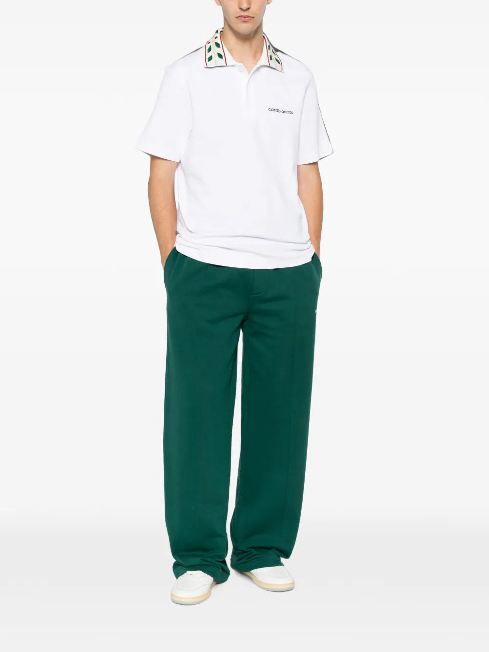 Casablanca Trainingsbroek met logopatch Groen