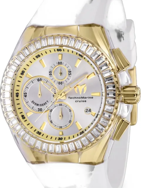 TechnoMarine Cruise crystal-embellished 45mm watch