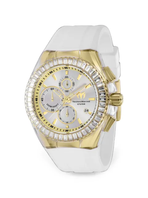 TechnoMarine Cruise crystal-embellished 45mm watch