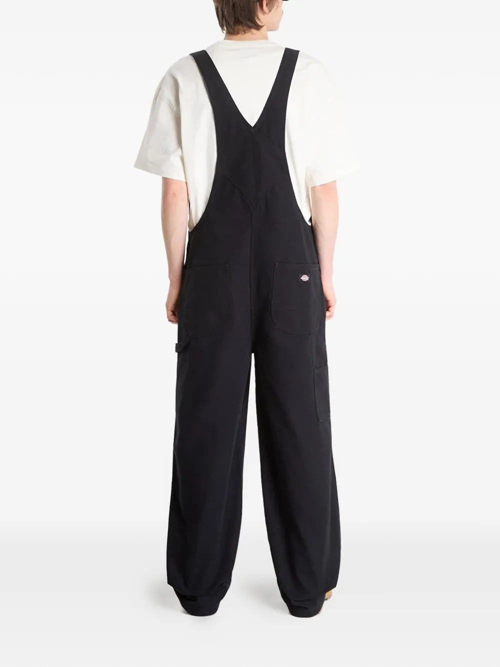 DICKIES Jumpsuit met logopatch Zwart