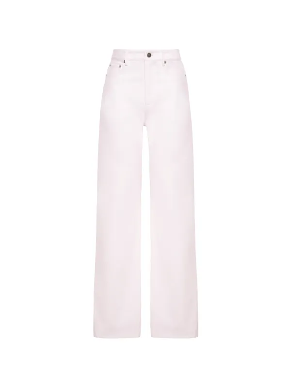 Adam Lippes Lucy Straight-leg Jeans in Pink