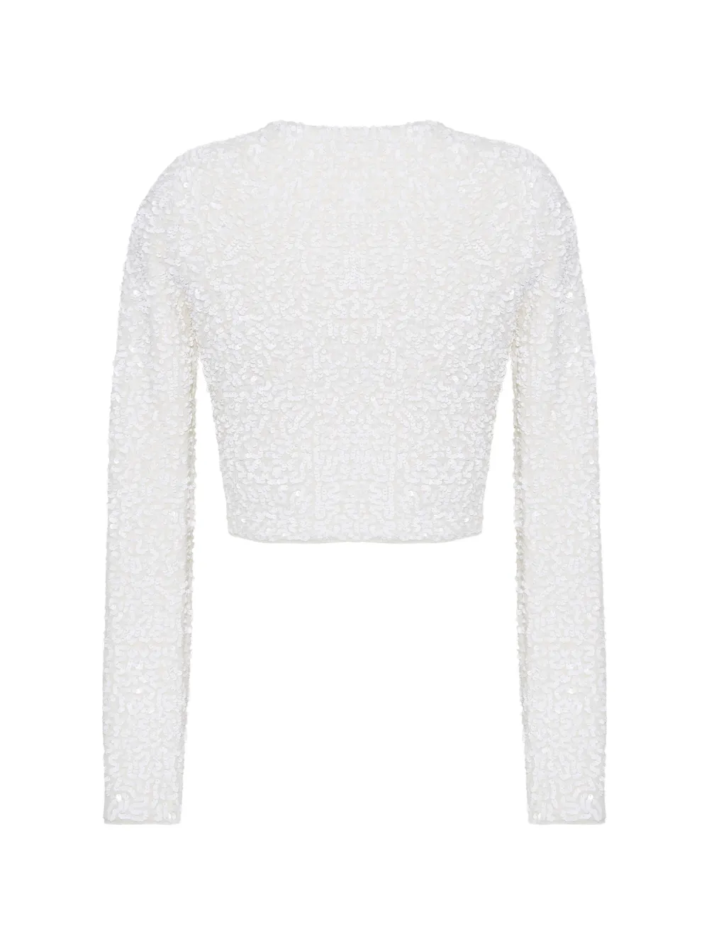 Adam Lippes Raya vest met pailletten Wit