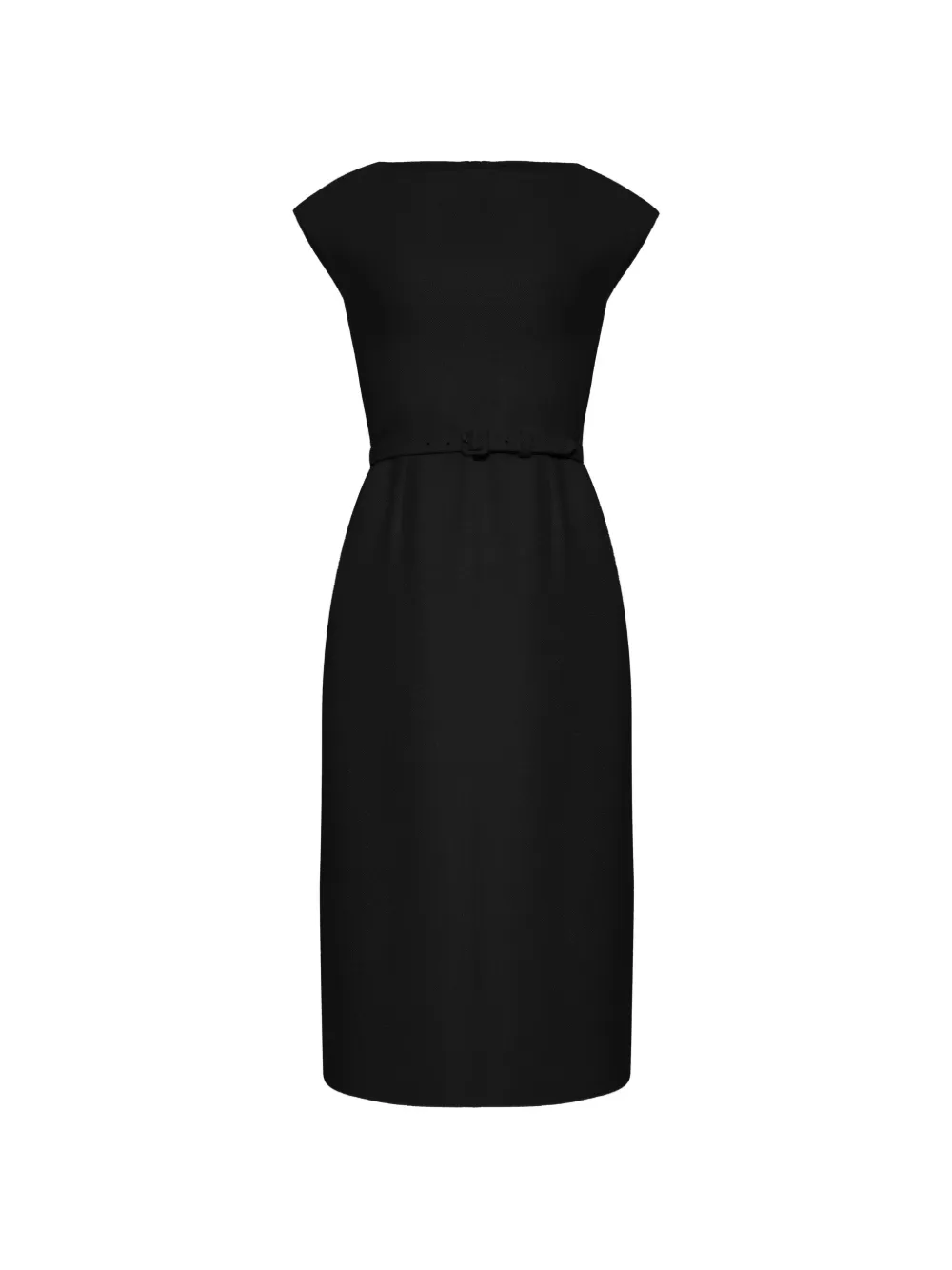 Adam Lippes Adeleine belted midi dress - Nero