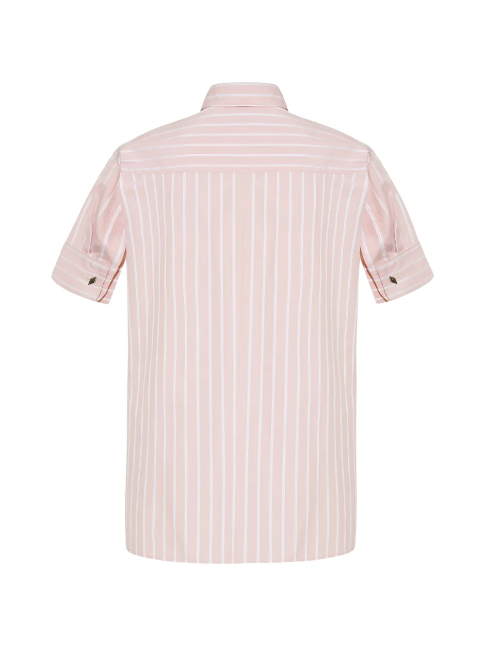 Adam Lippes Charlie gestreepte katoenen blouse Roze