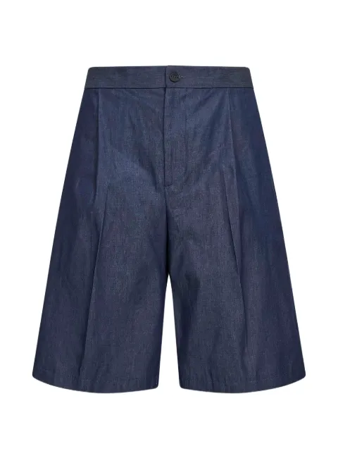 Hevo pleated cotton shorts