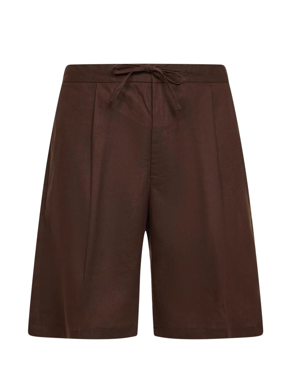 Hevo Torrelapillo pleated shorts - Marrone