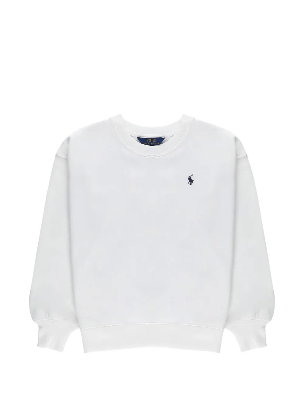 POLO RALPH LAUREN KIDS Pony logo-print sweater - Bianco