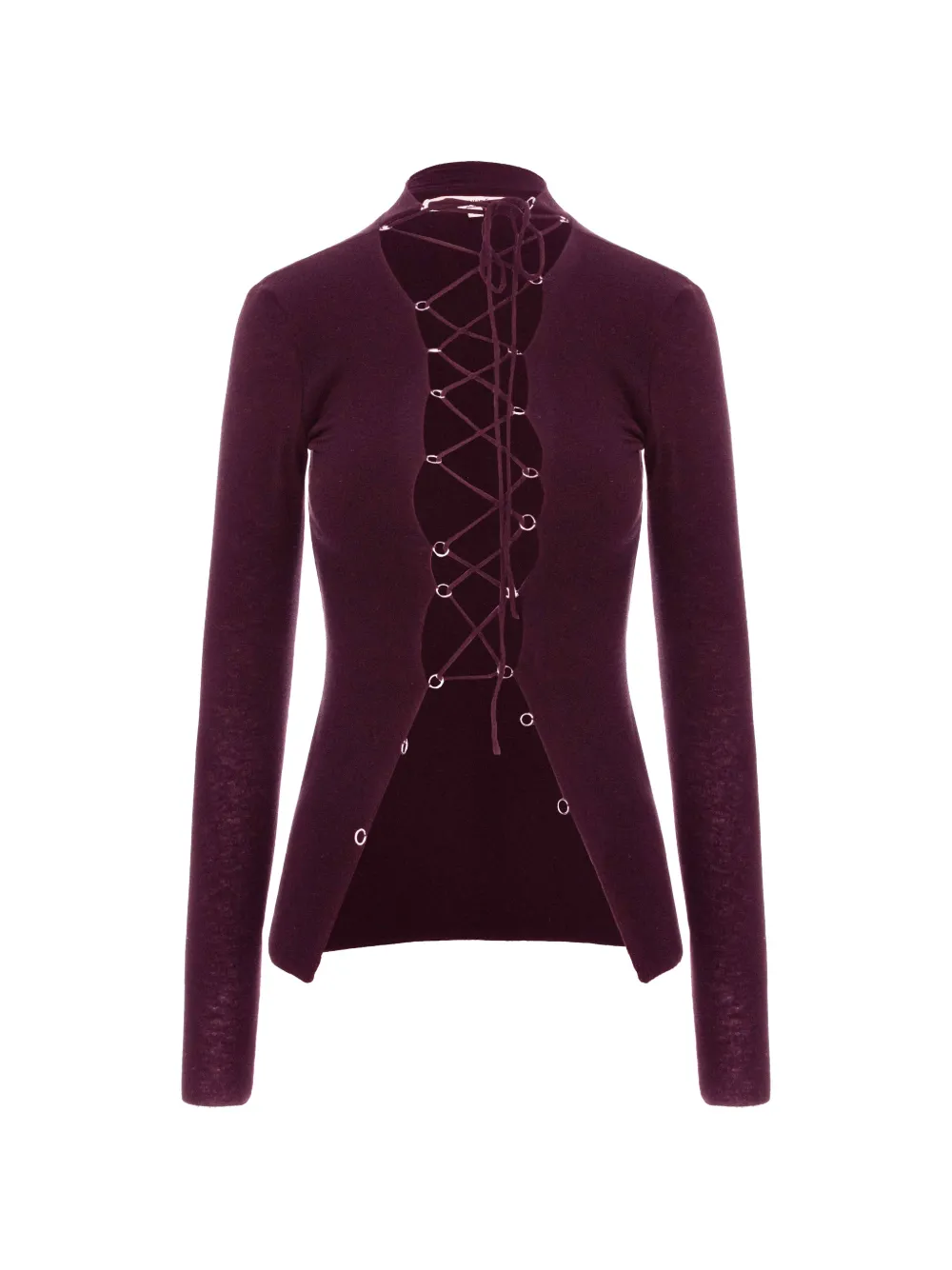 MANURÍ lace-up Jamie blouse