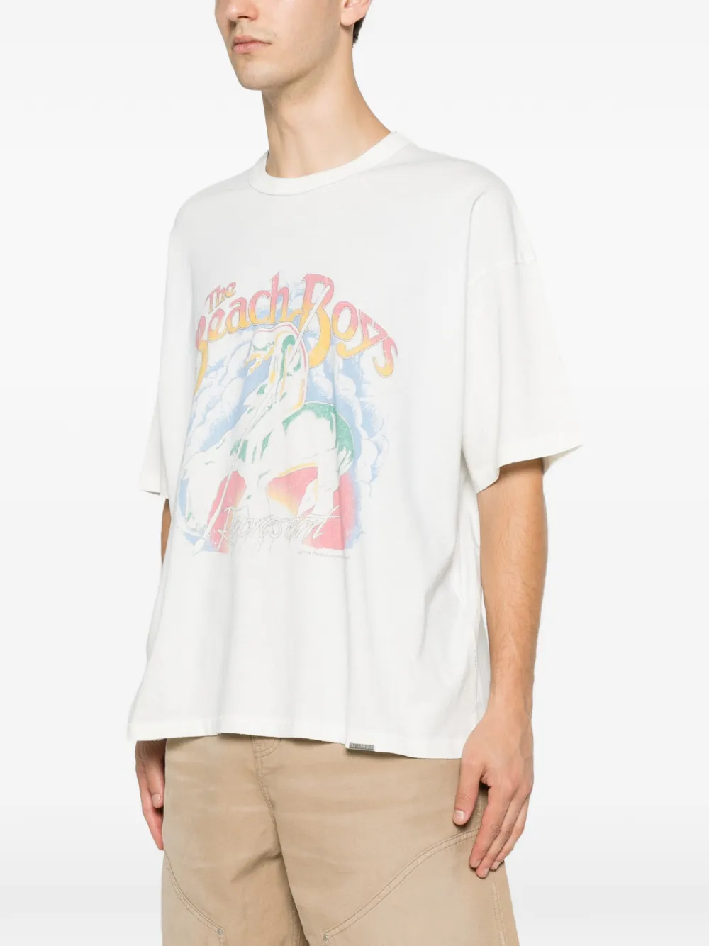 Represent T-shirt met grafische print Blauw