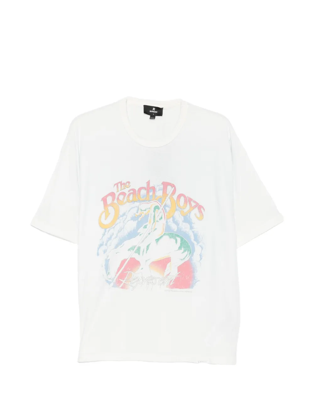 Represent graphic-print T-shirt - Blu