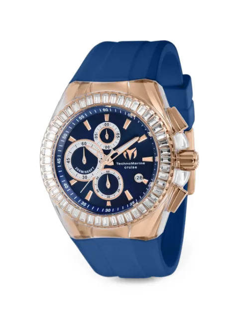 TechnoMarine Cruise crystal-embellished 45mm watch