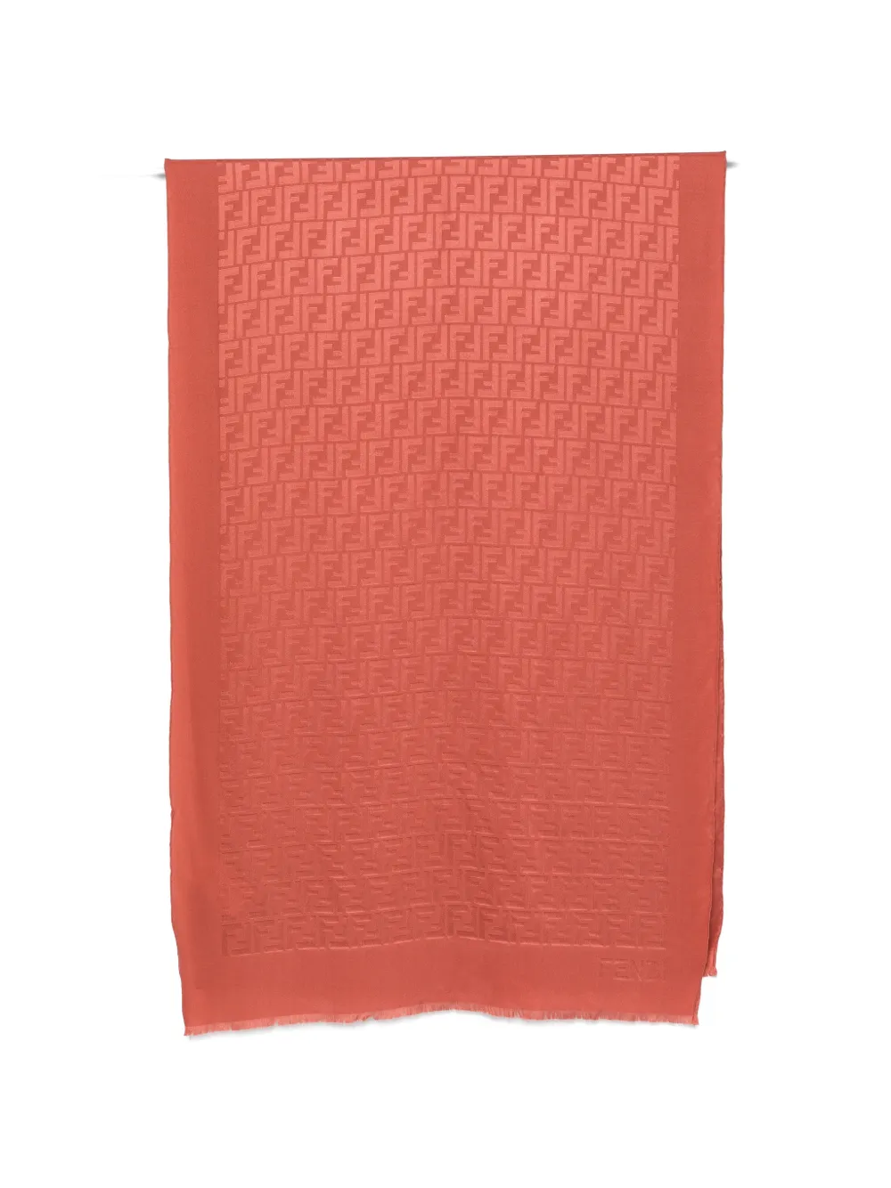 FENDI FF motif scarf - Arancione