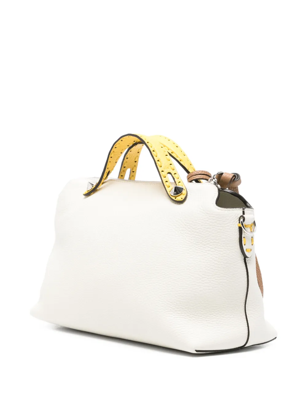 FENDI Medium By The Way Selleria leren shopper Wit