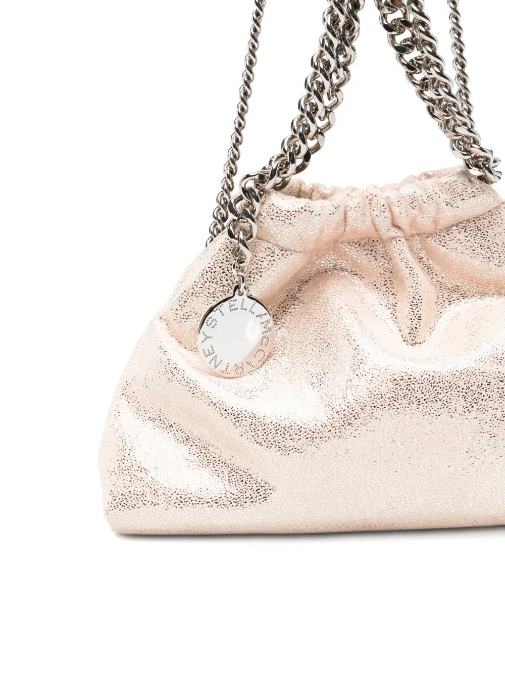 Stella McCartney Kleine Falabella clutch met schakelketting Roze