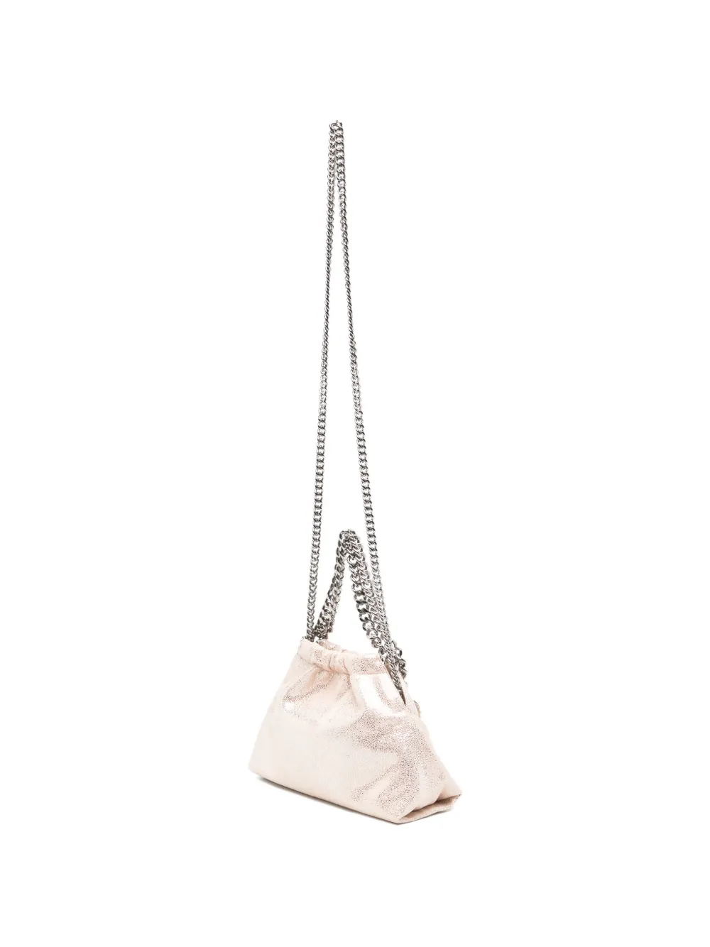 Stella McCartney Kleine Falabella clutch met schakelketting Roze