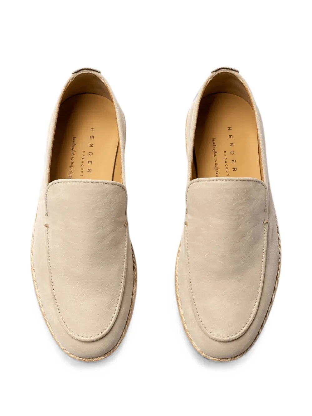 Henderson Baracco suede espadrilles Beige