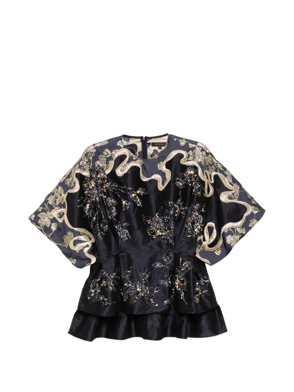 Biyan embellished taffeta blouse