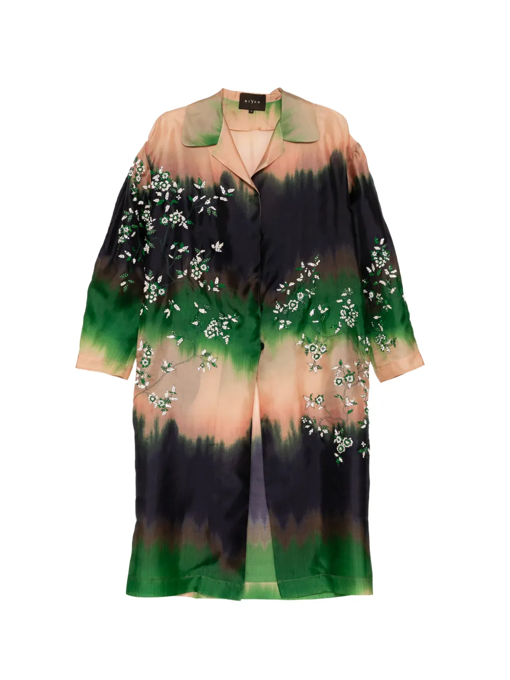 Biyan bead-embellished coat - Black