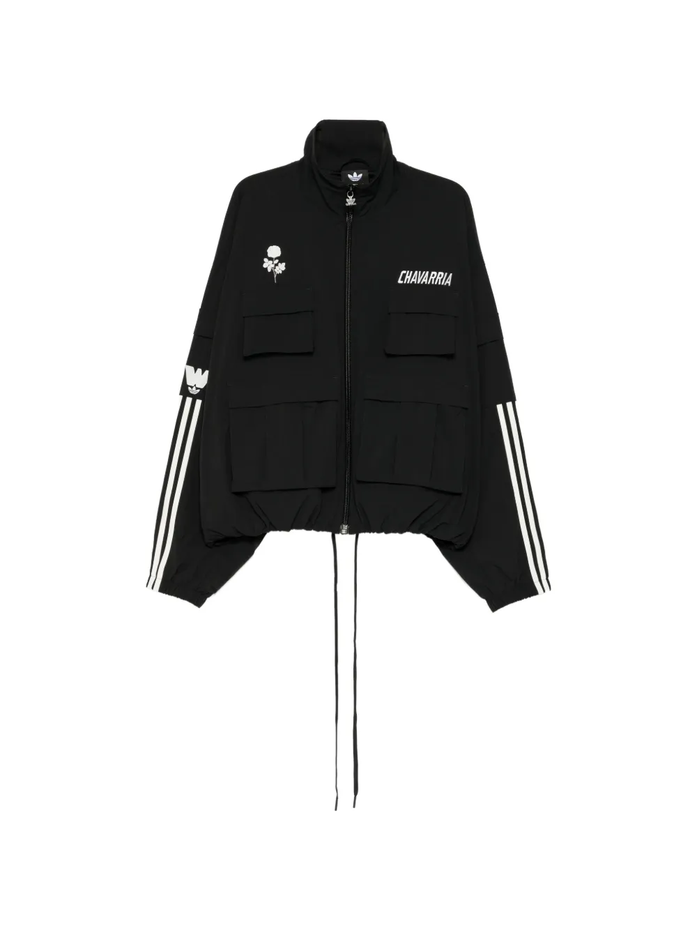 adidas zip-up jacket - Nero