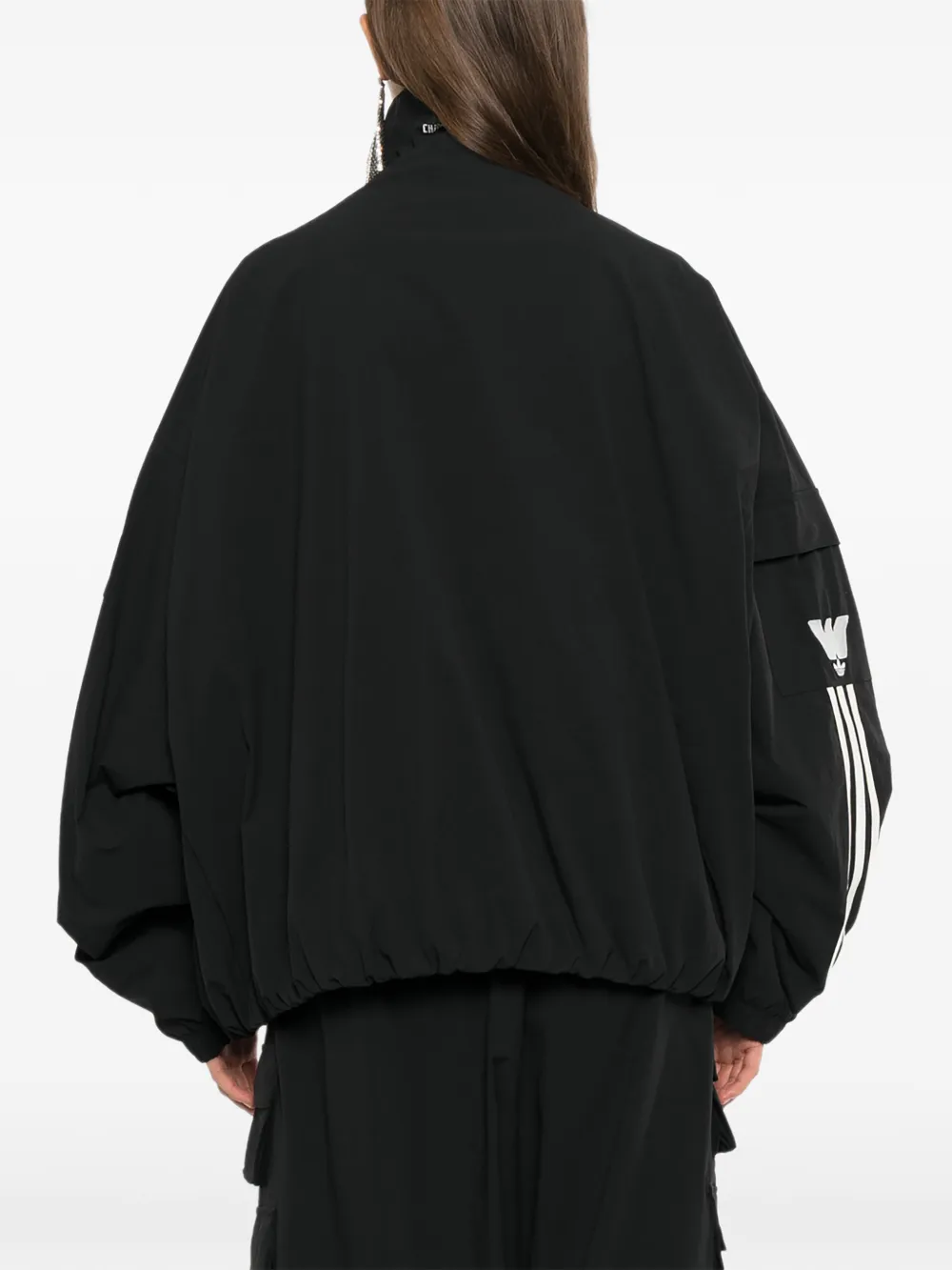 adidas zip-up jacket Zwart