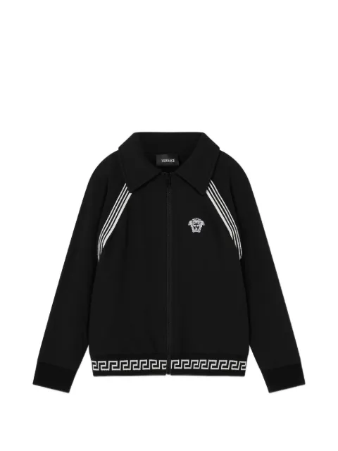 Versace Kids cotton-jersey zip sweatshirt