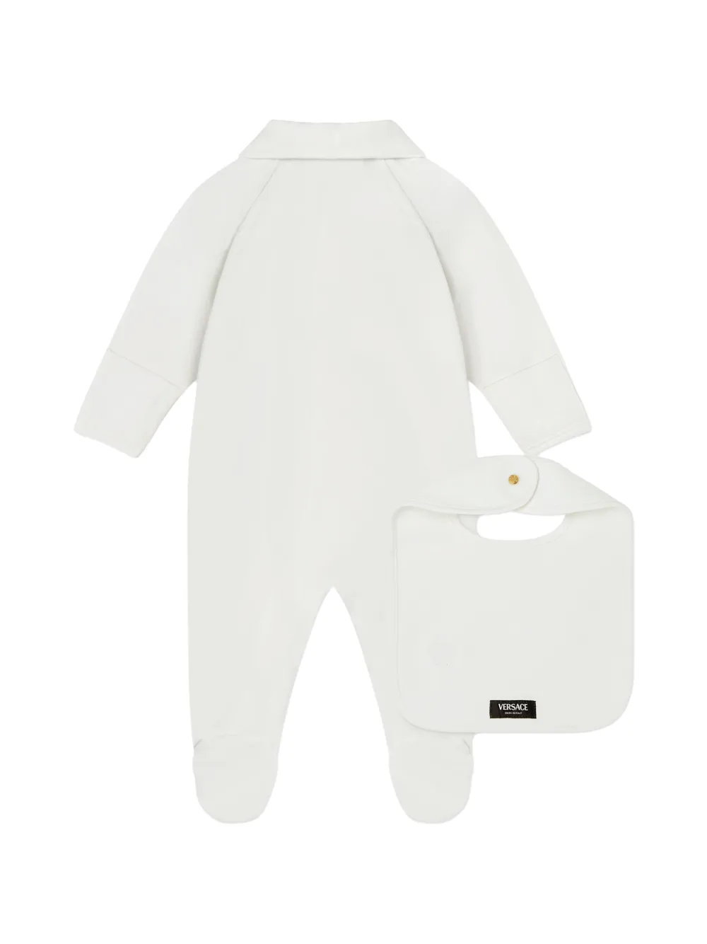 Versace Kids Katoenen jersey pyjama Wit