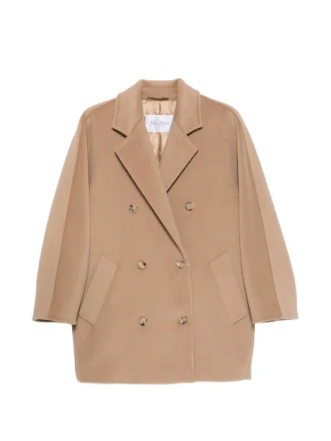 Max Mara abrigo con solapas de muesca y doble botonadura