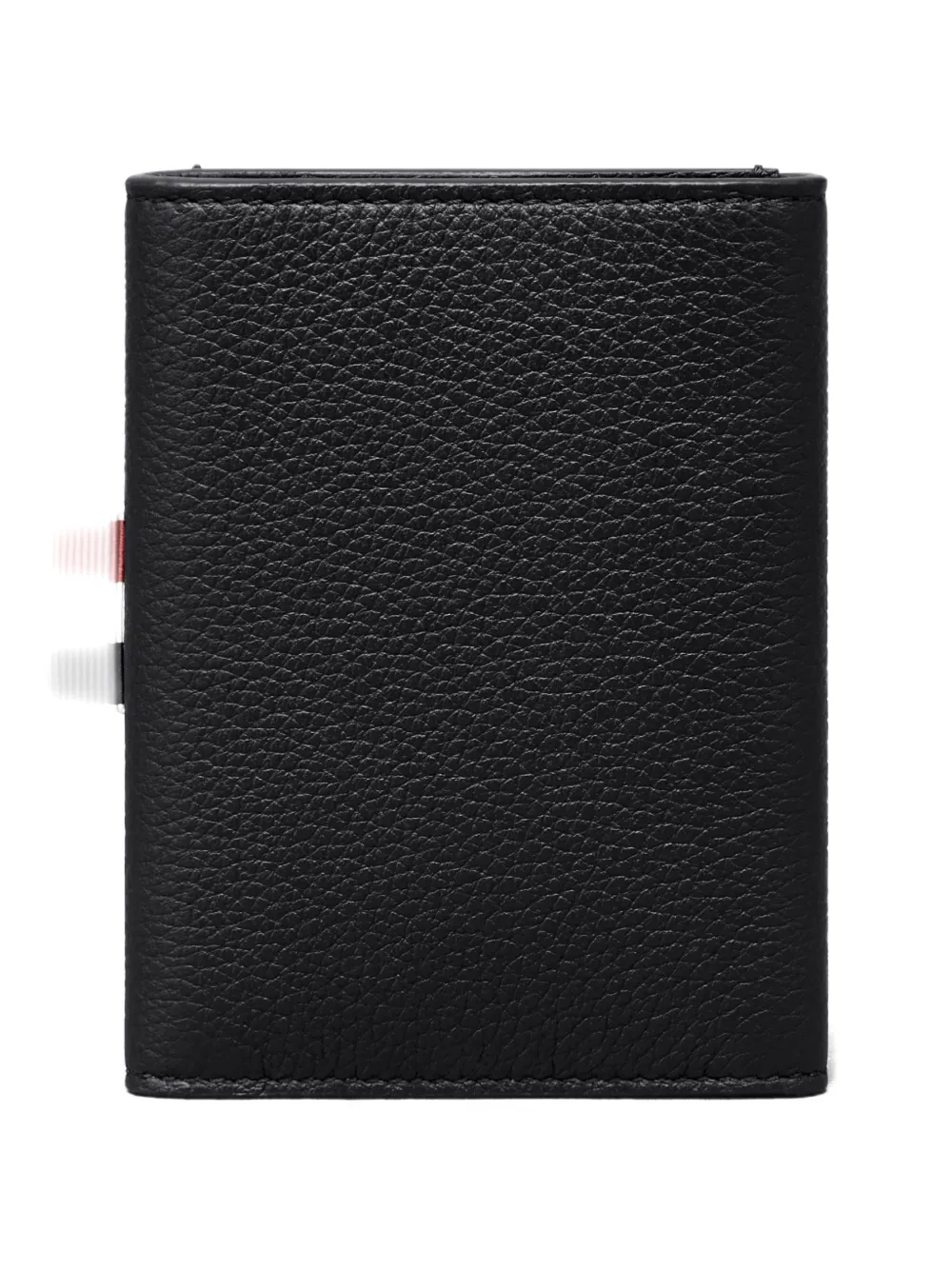 Thom Browne soft pebble grain trifold wallet - Nero