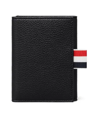 Thom Browne ハーフジップアラウンドウォレット ペブルグレインレザー
