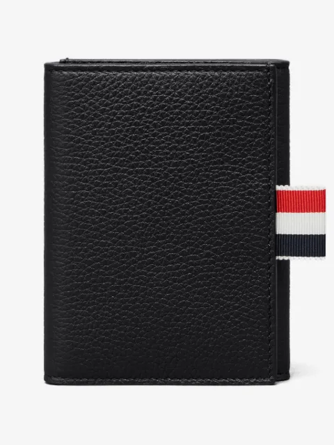 Thom Browne soft pebble grain trifold wallet
