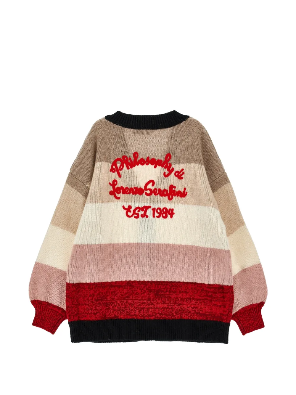 Philosophy Di Lorenzo Serafini Kids Vest met geborduurd logo Beige