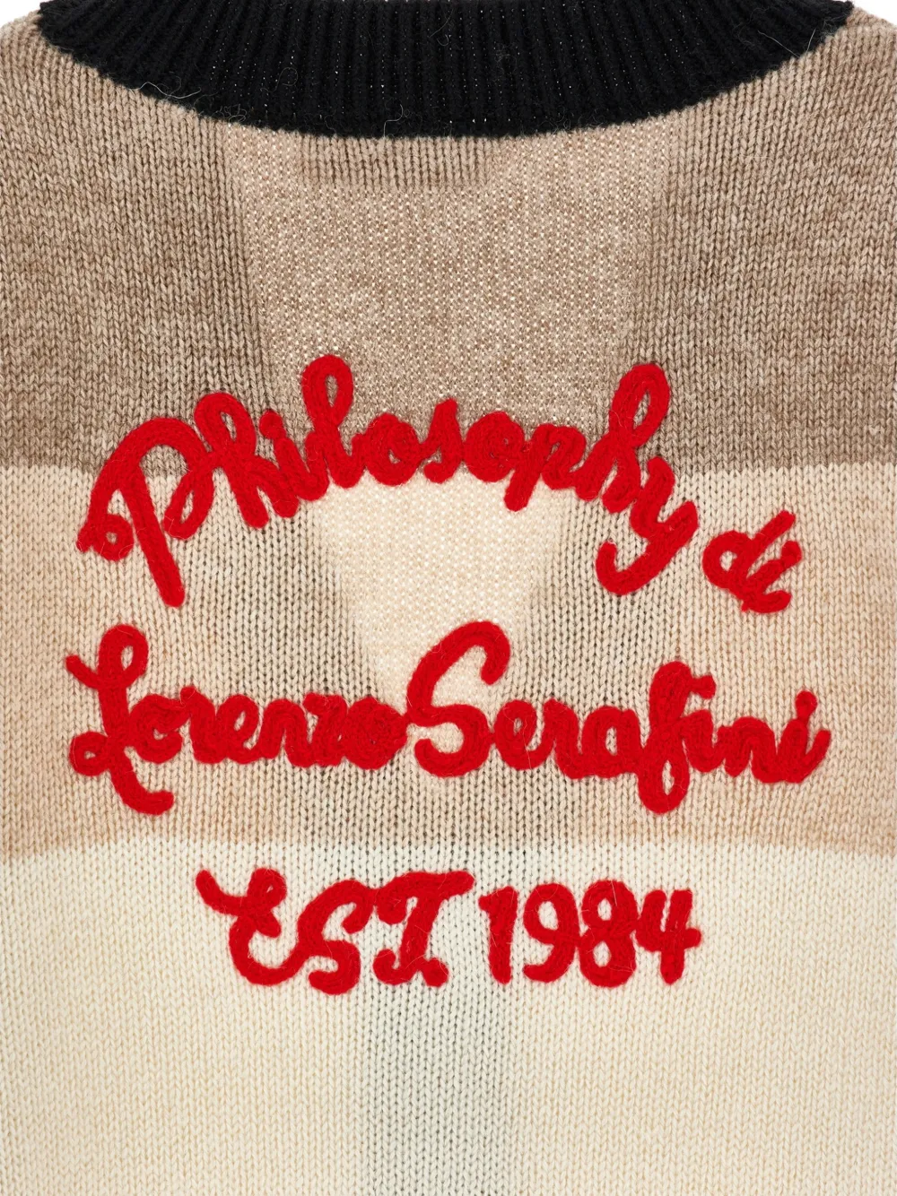 Philosophy Di Lorenzo Serafini Kids Vest met geborduurd logo Beige