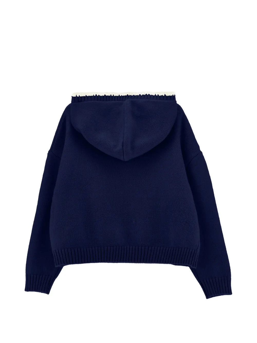 Philosophy Di Lorenzo Serafini Kids Hoodie met geborduurd logo en ruches Blauw