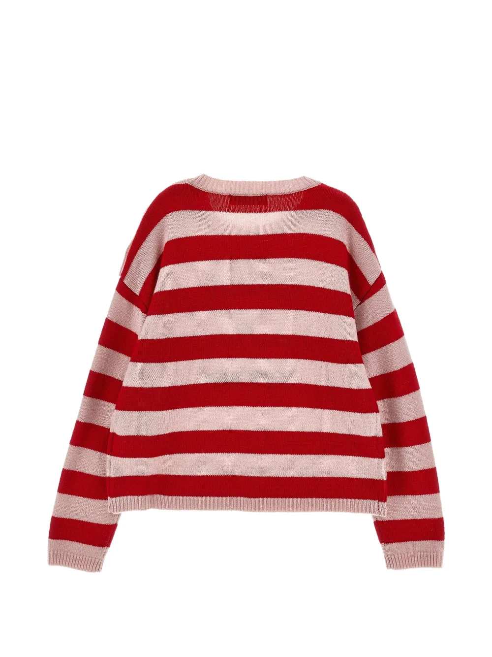 Philosophy Di Lorenzo Serafini Kids Gestreepte trui met geborduurd logo Rood