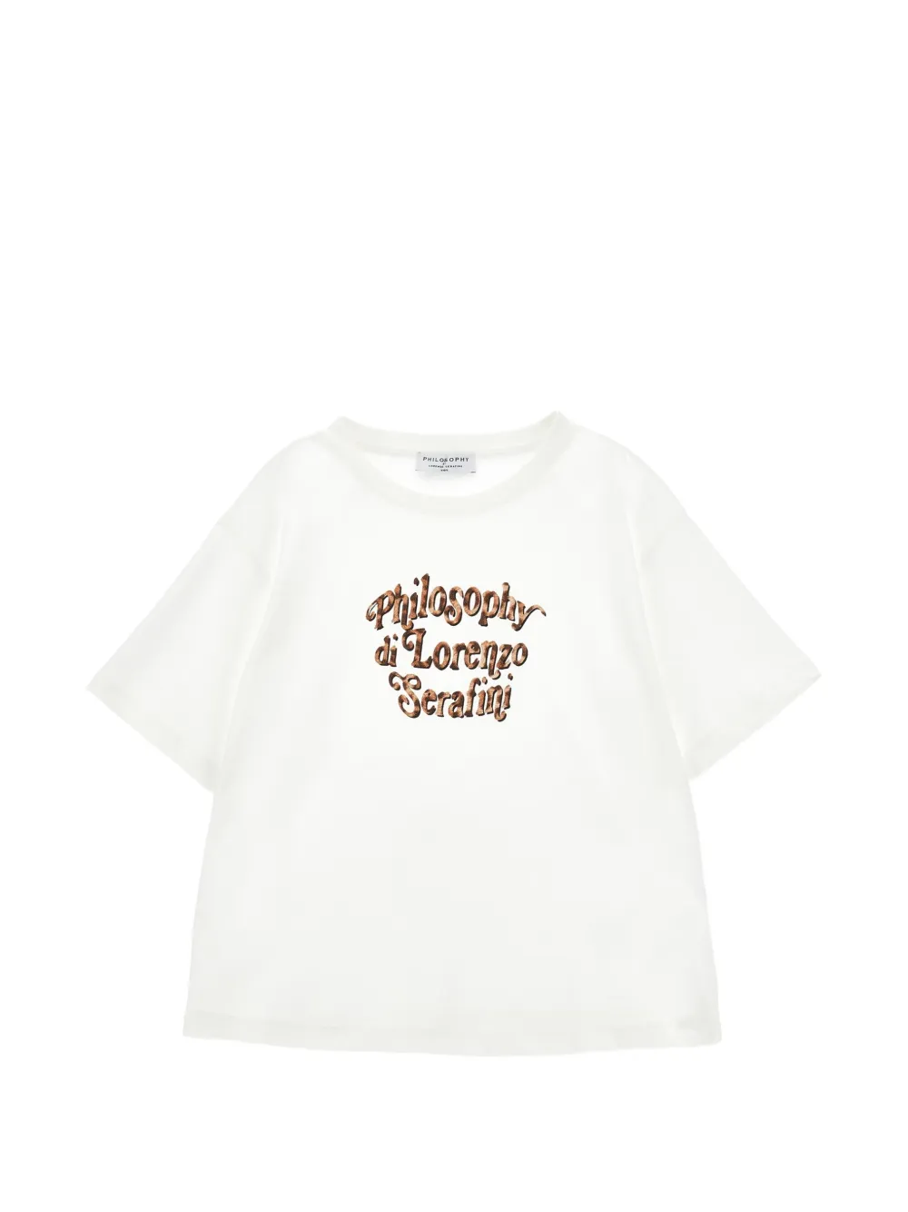 Philosophy Di Lorenzo Serafini Kids T-shirt con logo - Bianco