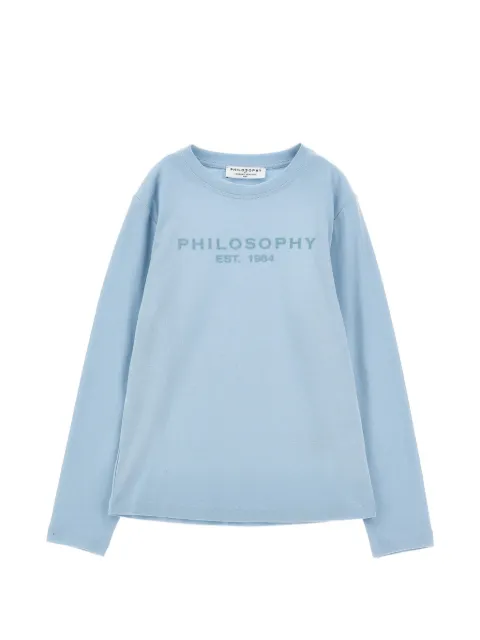 Philosophy Di Lorenzo Serafini Kids pull à logo imprimé