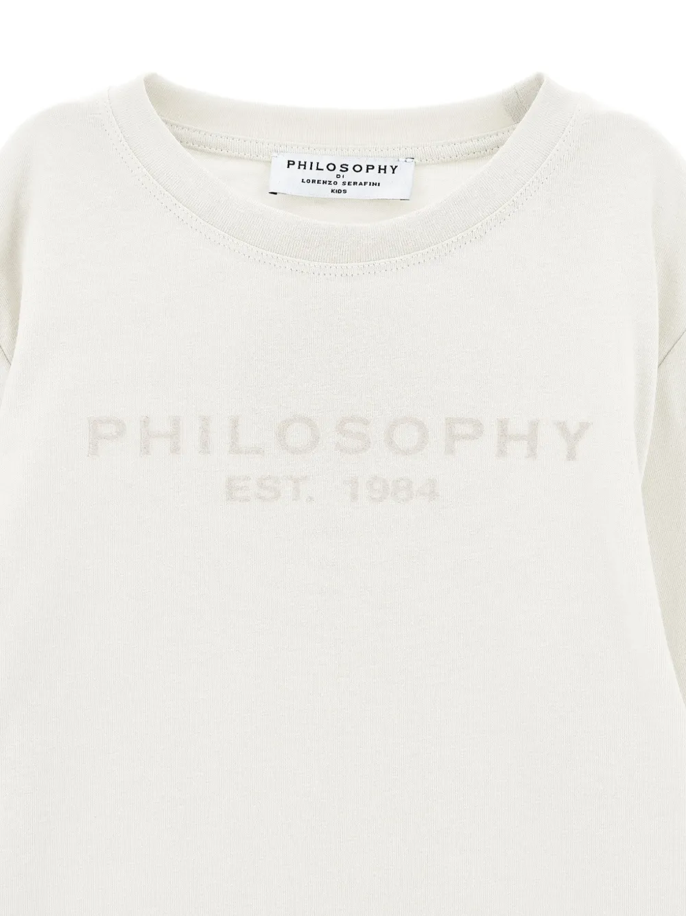 Philosophy Di Lorenzo Serafini Kids Trui met logoprint Wit