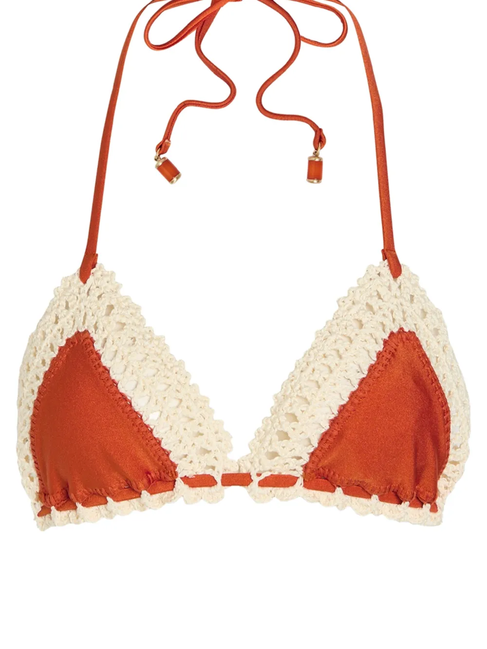 ZIMMERMANN Mahon bikini met gehaakte afwerking Oranje