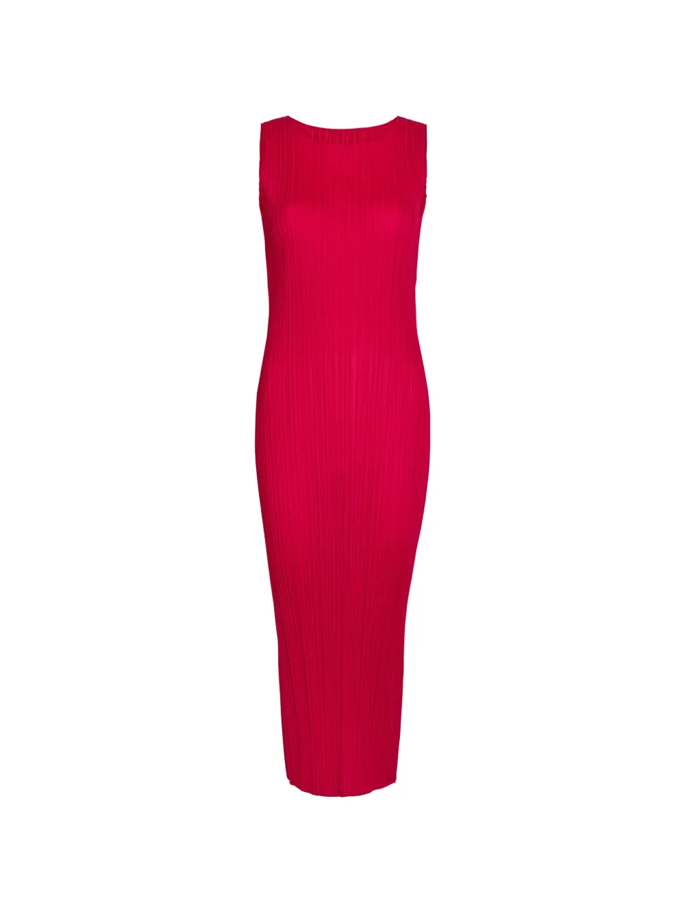 Pleats Please Issey Miyake sleeveless midi dress - Rosa