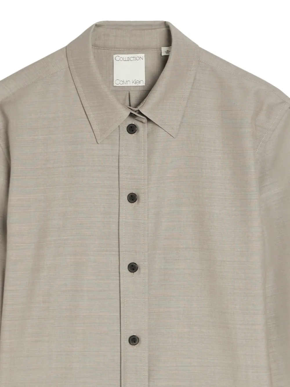 CALVIN KLEIN COLLECTION Overhemd met lange mouwen Grijs
